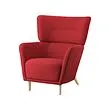 OSKARSHAMN - 扶手椅，Tonerud 紅色 | IKEA 線上購物 - PE872952_S2 