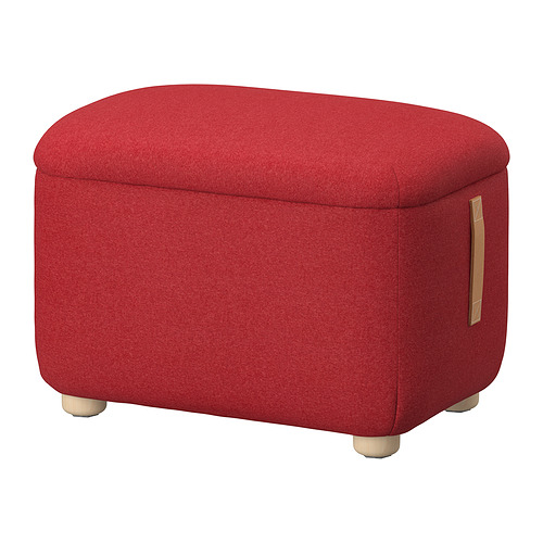 OSKARSHAMN footstool with storage