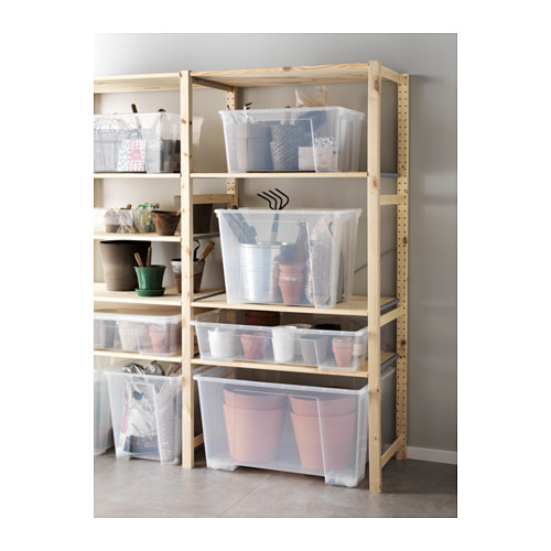 SAMLA - 附蓋收納盒, 透明 | IKEA 線上購物 - PE575307_S4