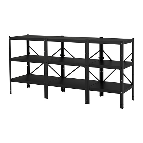 BROR - shelving unit, black | IKEA Taiwan Online - PE688434_S4