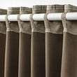 HÄGGVECKMAL room darkening curtains, 1 pair
