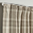 HÄGGVECKMAL room darkening curtains, 1 pair
