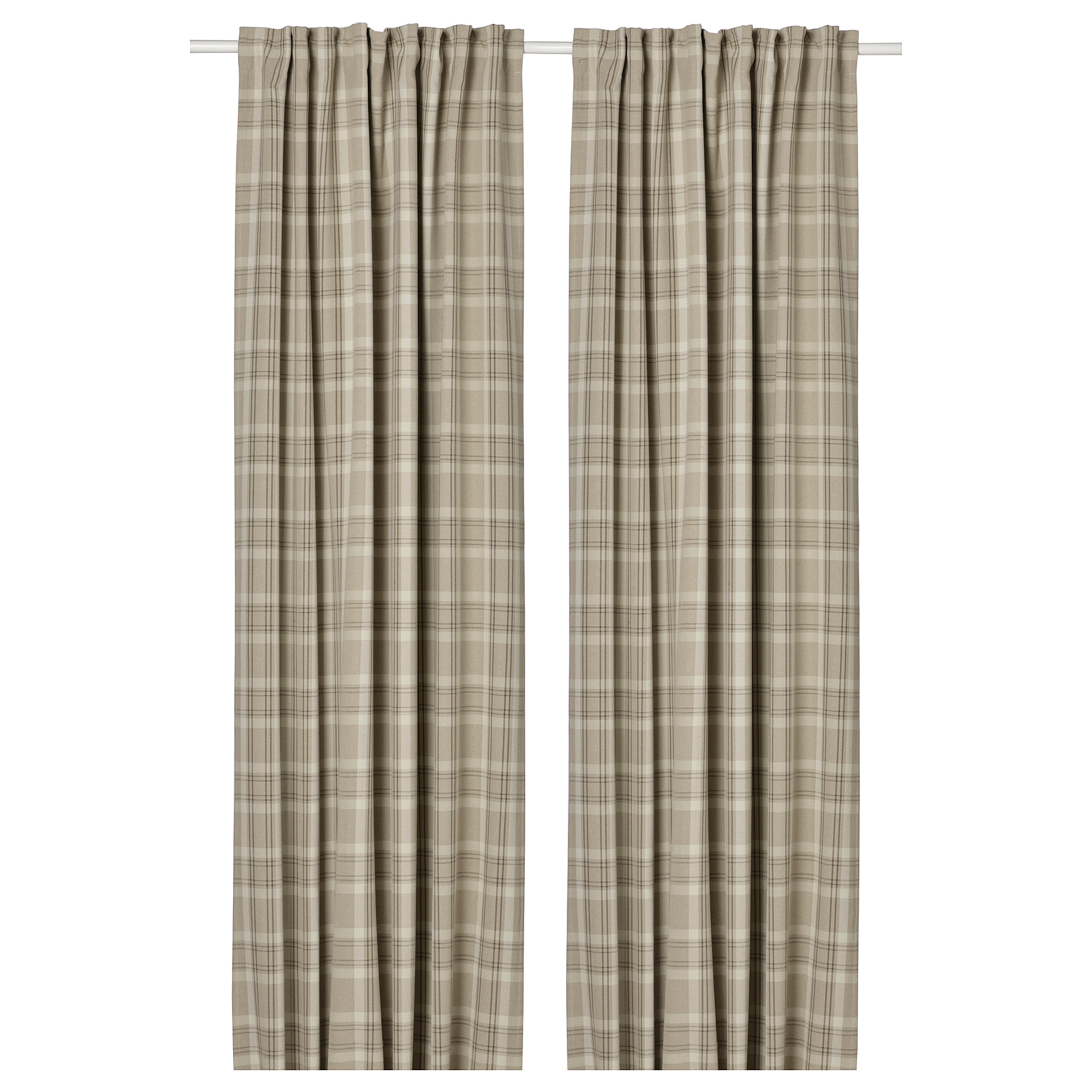 HÄGGVECKMAL room darkening curtains, 1 pair