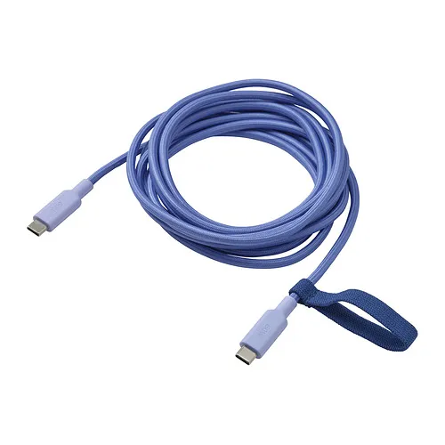 LILLHULT - USB-C轉USB-C, 紫色, 3.0 公尺 | IKEA 線上購物 - PE976494_S4