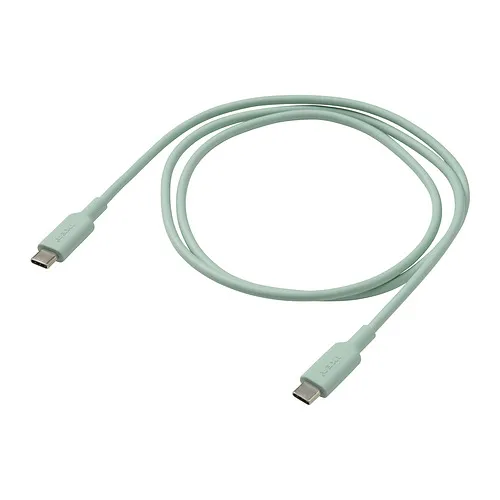 SITTBRUNN - USB-C轉USB-C, 淺綠色, 1.0 公尺 | IKEA 線上購物 - PE976511_S4