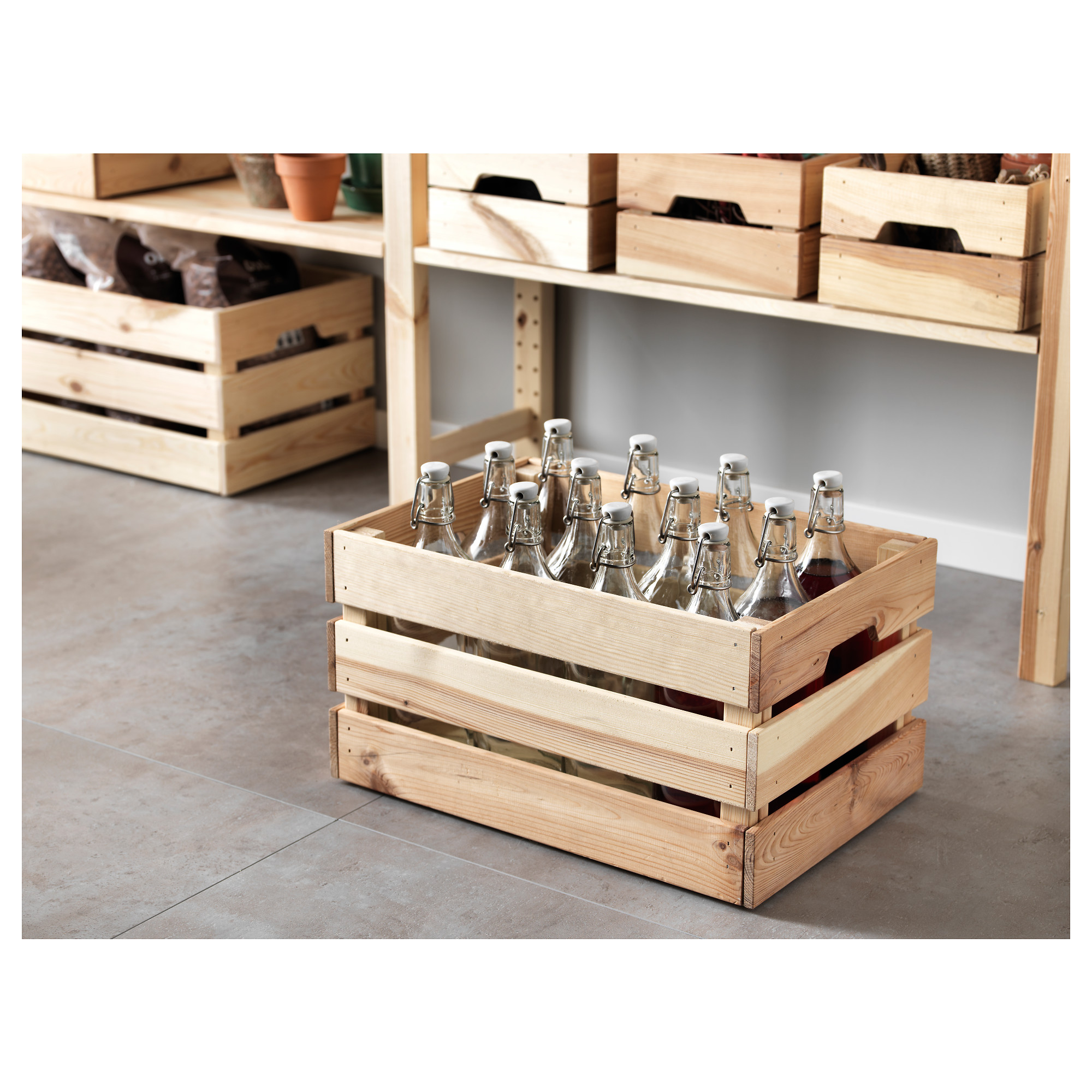 Knagglig 收納盒46x31x25公分 松木 Ikea 線上購物 Ikea 線上購物 選購家具 燈飾 家飾品等