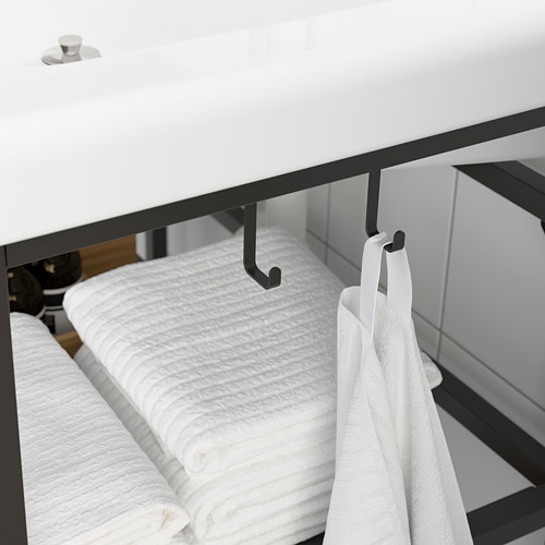 ENHET/TVÄLLEN - open sink cabinet with 2 shelves | IKEA Taiwan Online - PE786226_S4