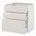 METOD - base cabinet with 3 drawers, white Maximera/Veddinge white | IKEA Taiwan Online - PE515159_S1