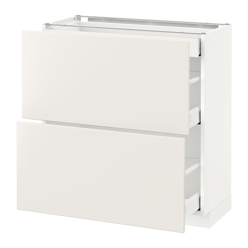 METOD - 底櫃組合, 白色 Maximera/Veddinge 白色 | IKEA 線上購物 - PE515804_S4