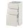METOD - base cabinet with 3 drawers, white Maximera/Veddinge white | IKEA Taiwan Online - PE515805_S1