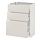 METOD - base cabinet with 3 drawers, white Maximera/Veddinge white | IKEA Taiwan Online - PE515806_S1