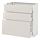 METOD - base cabinet with 3 drawers, white Maximera/Veddinge white | IKEA Taiwan Online - PE515807_S1