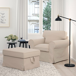 EKTORP - armchair, Virestad red/white | IKEA Taiwan Online - PE774417_S3
