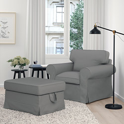 EKTORP - armchair, Virestad red/white | IKEA Taiwan Online - PE774417_S3