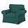 EKTORP - cover for armchair, Totebo dark turquoise | IKEA Taiwan Online - PE774411_S1