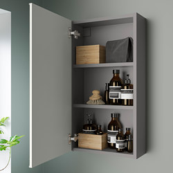 ENHET - 單門鏡櫃, 灰色/灰色 框架 | IKEA 線上購物 - PE773236_S3