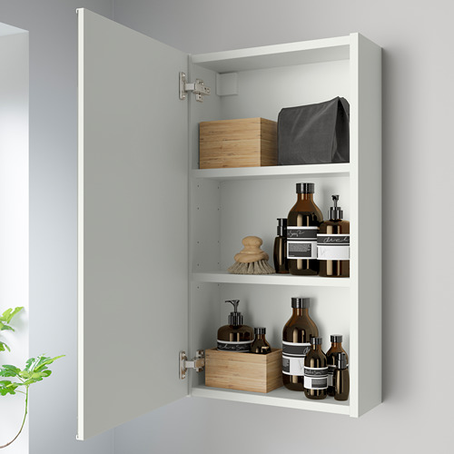 ENHET - mirror cabinet with 1 door, white | IKEA Taiwan Online - PE786276_S4