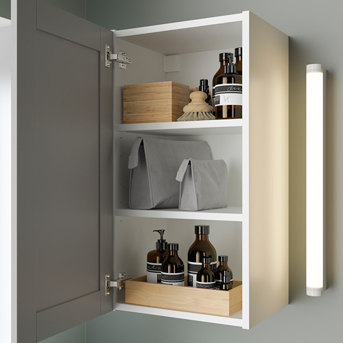 ENHET - 單門鏡櫃, 白色/灰色 框架 | IKEA 線上購物 - PE786281_S4