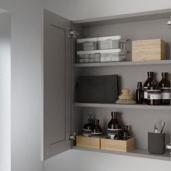 ENHET - mirror cabinet with 2 doors, white/grey frame | IKEA Taiwan Online - PE773290_S3