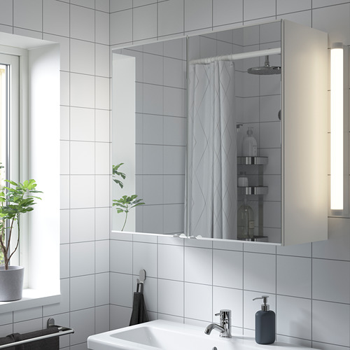 ENHET - 雙門鏡櫃, 白色 | IKEA 線上購物 - PE786327_S4