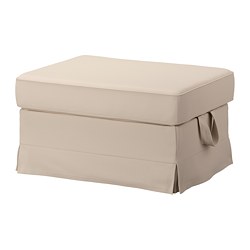 EKTORP - cover for footstool, Virestad red/white | IKEA Taiwan Online - PE776413_S3