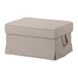 EKTORP - cover for footstool, Virestad red/white | IKEA Taiwan Online - PE776413_S3