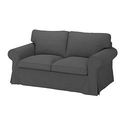 EKTORP - 雙人座沙發布套, Remmarn 淺灰色 | IKEA 線上購物 - PE776416_S3