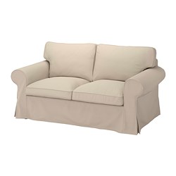 EKTORP - 雙人座沙發布套, Virestad 紅色/白色 | IKEA 線上購物 - PE776413_S3
