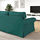 EKTORP - 3-seat sofa with chaise longue, Totebo dark turquoise | IKEA Taiwan Online - PE774477_S1
