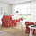 EKTORP - 2-seat sofa, Virestad red/white | IKEA Taiwan Online - PE774482_S1