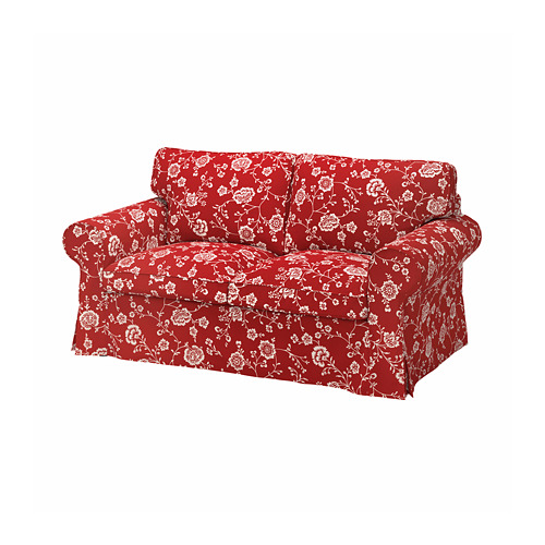 EKTORP - 2-seat sofa, Virestad red/white | IKEA Taiwan Online - PE774465_S4