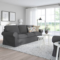 EKTORP - 3-seat sofa, Virestad red/white | IKEA Taiwan Online - PE774491_S3