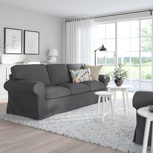 EKTORP - 3-seat sofa, Hallarp grey | IKEA Taiwan Online - PE774488_S4