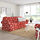 EKTORP - 3-seat sofa, Virestad red/white | IKEA Taiwan Online - PE774496_S1