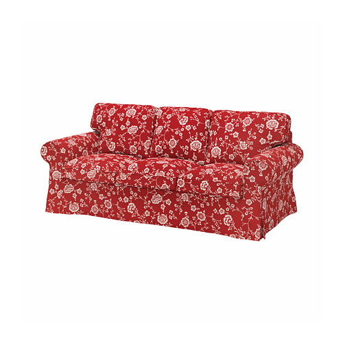 EKTORP - 3-seat sofa, Virestad red/white | IKEA Taiwan Online - PE774491_S4