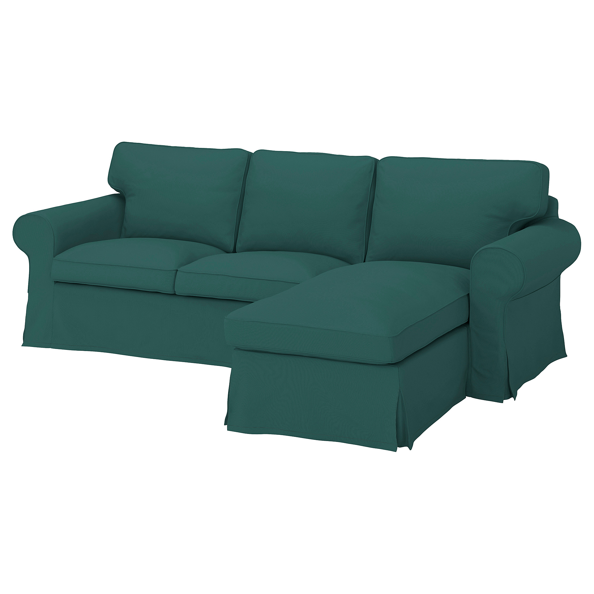 EKTORP 3-seat sofa with chaise longue
