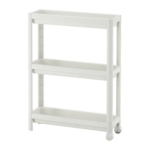 VESKEN - 推車, 白色, 54x18x71 公分 | IKEA 線上購物 - PE976656_S4