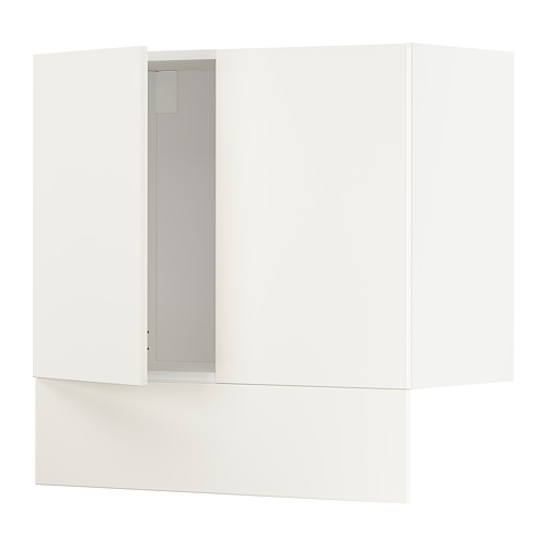METOD - wall cab w built-in extractor hood, white/Veddinge white | IKEA Taiwan Online - PE774526_S4