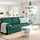 VRETSTORP - 3-seat sofa-bed, Totebo dark turquoise | IKEA Taiwan Online - PE774602_S1
