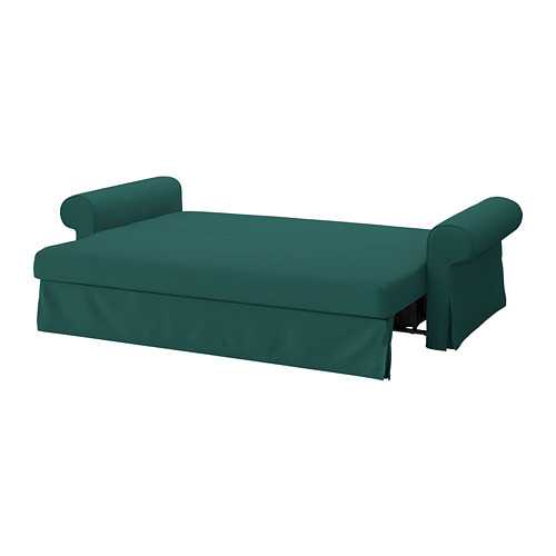 VRETSTORP - 3-seat sofa-bed, Totebo dark turquoise | IKEA Taiwan Online - PE774603_S4