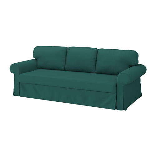 VRETSTORP - 3-seat sofa-bed, Totebo dark turquoise | IKEA Taiwan Online - PE774604_S4