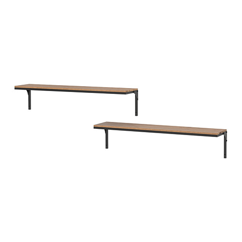 FJÄLLBO - wall shelf combination, black | IKEA Taiwan Online - PE774650_S4