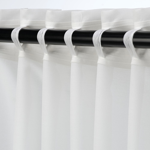 HILJA - 窗簾 2件裝, 白色 | IKEA 線上購物 - PE774667_S4