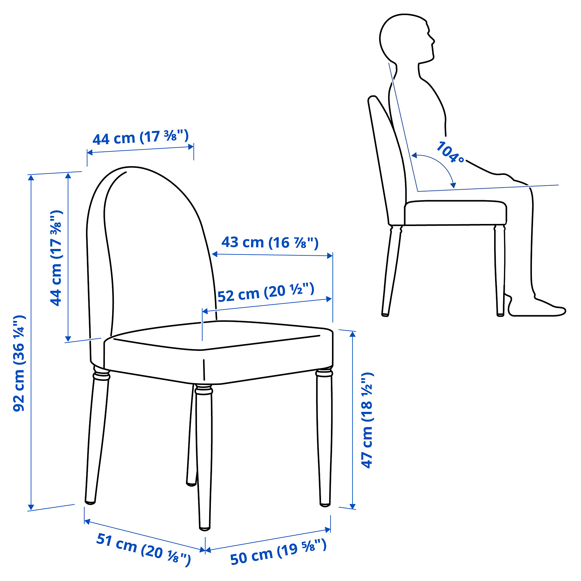 DANDERYD chair