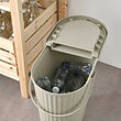 DAMMÄNG bin with lid