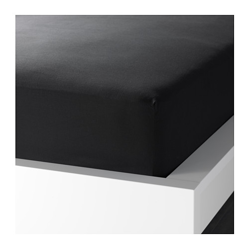 DVALA - 雙人床包, 黑色 | IKEA 線上購物 - PE576008_S4