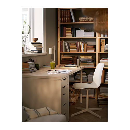 LEIFARNE - 旋轉椅, 白色/Balsberget 白色 | IKEA 線上購物 - PH167219_S4