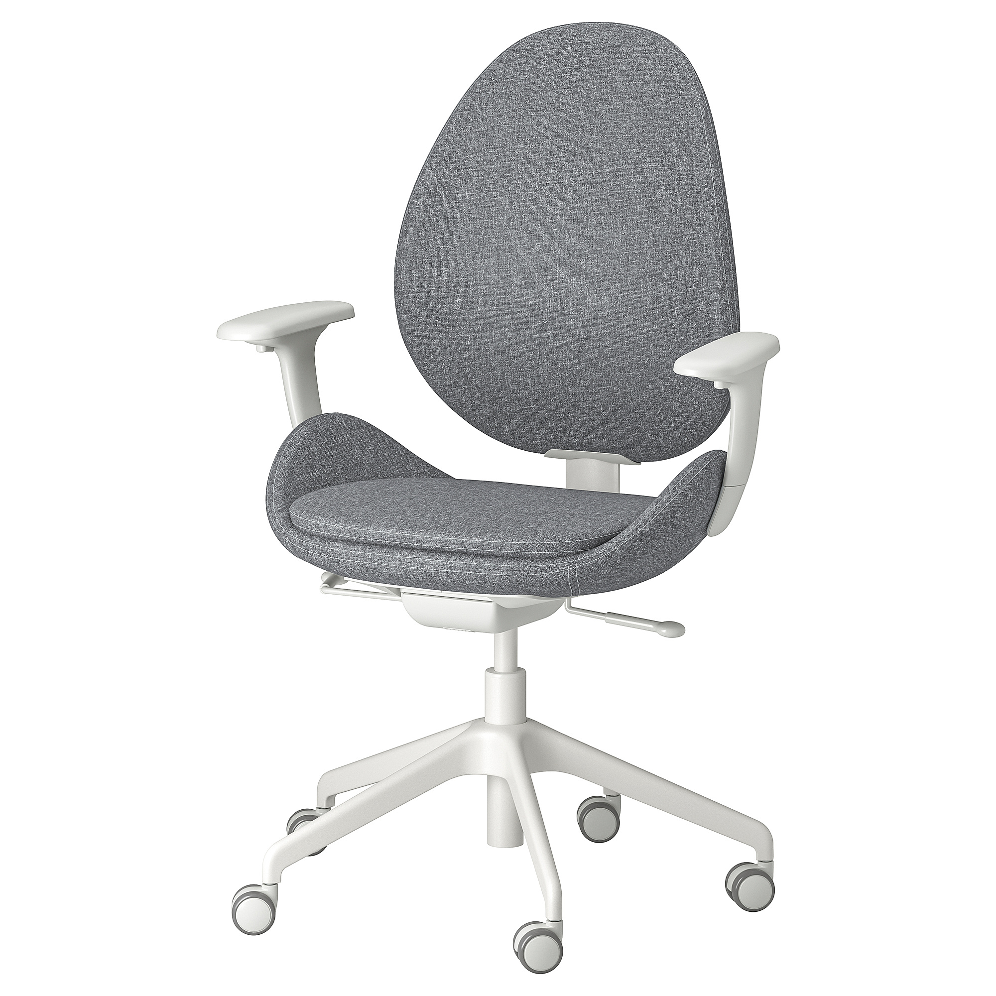 HATTEFJÄLL office chair with armrests