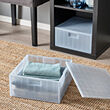 PANSARTAX storage box with lid