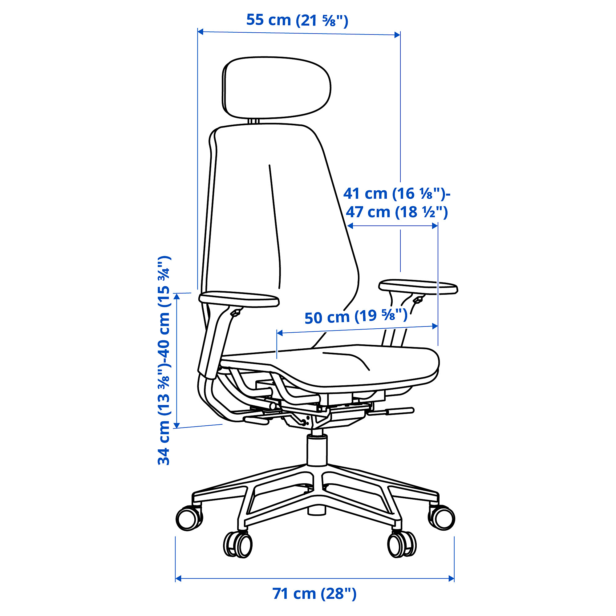 STYRSPEL gaming chair